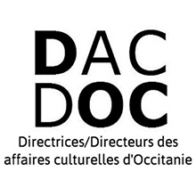 Logo DacDoc (Directrices/Directeurs des affaires culturelles d'Occitanie)